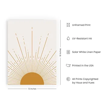 Mid Century Minimalist Art Prints for Home Decor