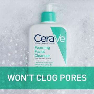 CeraVe Foaming Facial Cleanser for Clearer Skin