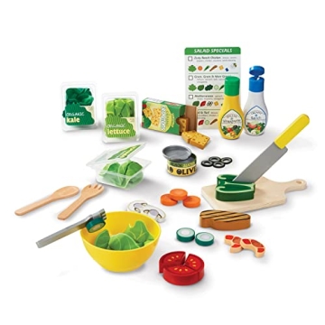 Melissa & Doug Salad Play Set - 52 Wooden Pieces