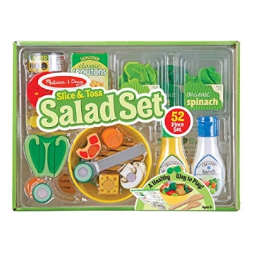Melissa & Doug Salad Play Set - 52 Wooden Pieces