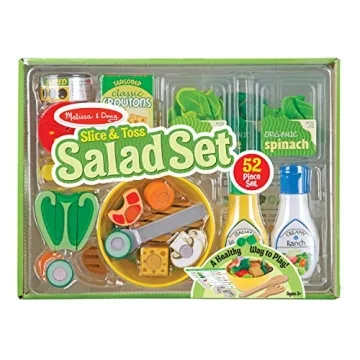 Melissa & Doug Salad Play Set - 52 Wooden Pieces