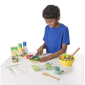 Melissa & Doug Salad Play Set - 52 Wooden Pieces