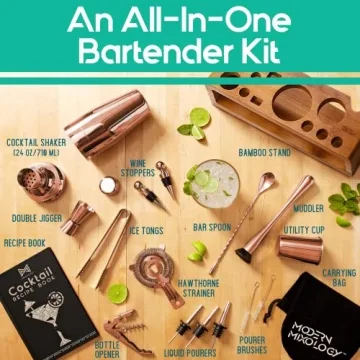 Stylish 23-Piece Mixology Bartender Kit for Drink Lovers