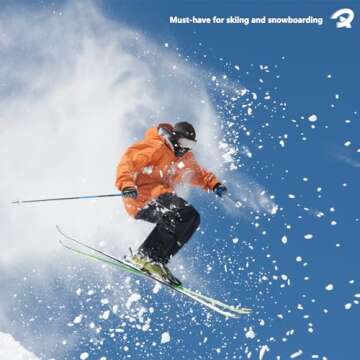 ROXUN Balaclava Ski Mask, Summer Cooling UV Protector Neck Gaiter Motorcycle Scarf Men/Women Black