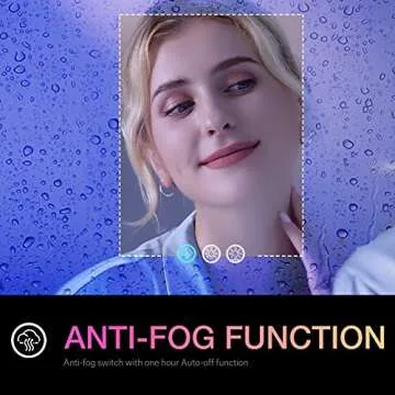 LED Bathroom Mirror with RGB Backlight and Anti-Fog