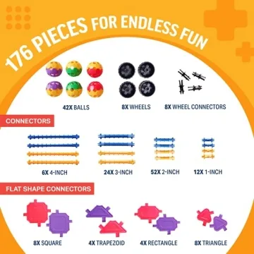 STEM Master Educational Building Blocks Kit for Kids