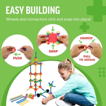 STEM Master Educational Building Blocks Kit for Kids