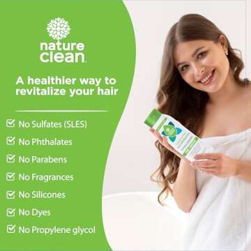 Nature Clean All-natural Sulfate-free Conditioner For Women & Men. 99.9% Natural Ingredients Non-Tox...