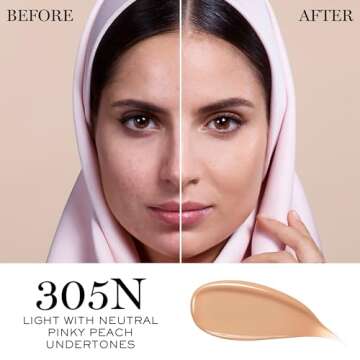 Lancôme Teint Idole Ultra Wear Care & Glow Serum Foundation with SPF - Medium Buildable Coverage & ...