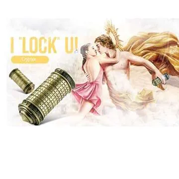 WHRMQ The Mini Da Vinci Code Cryptex Lock,Revomaze,Toy Interesting Gifts for Her or Him to All Festi...