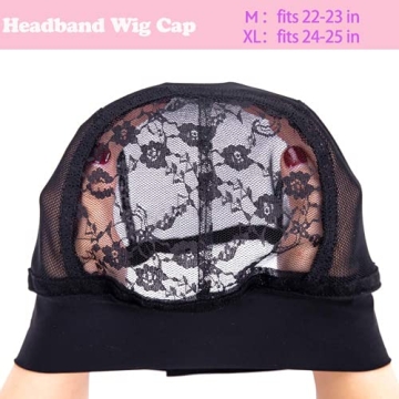 Adjustable Wig Cap for Headband Wigs - Comfort & Style