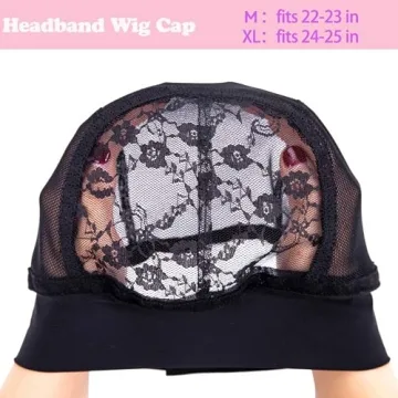 Adjustable Wig Cap for Headband Wigs - Comfort & Style