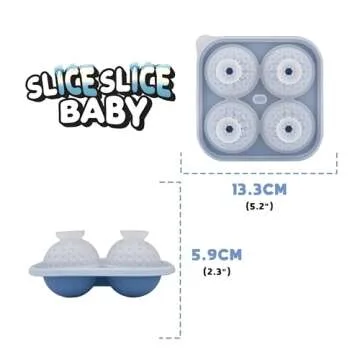 Shanker Golf Ball Ice Cube Tray for Unique Drinks