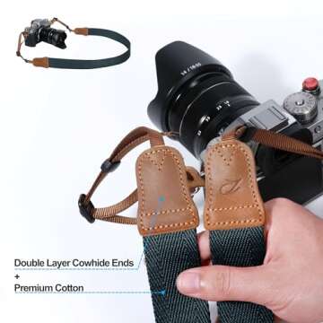 Durable Cotton Camera Strap for All DSLR Cameras