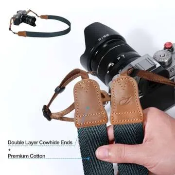 Durable Cotton Camera Strap for All DSLR Cameras