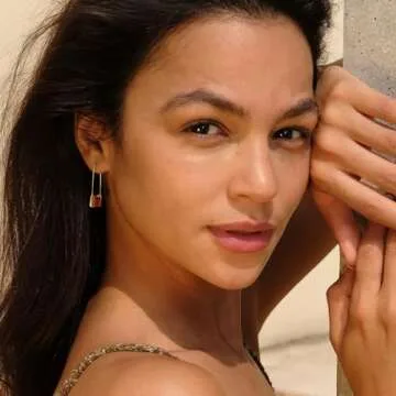 VACRONA Gold Hoop Earrings Huggie Earrings for Women 14k Gold Plated Small Lock Huggie Hoops Earrings