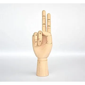 TAPBULL 10" Wooden Hand Manikin for Artists Photographers