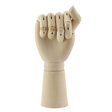 TAPBULL 10" Wooden Hand Manikin for Artists Photographers