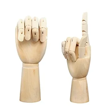 TAPBULL 10" Wooden Hand Manikin for Artists Photographers