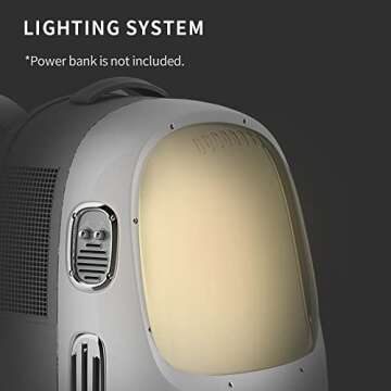 Airline-Approved PETKIT Cat Backpack with Fan & Light