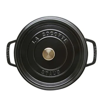 Staub 5-qt Cast Iron Dutch Oven in Matte Black
