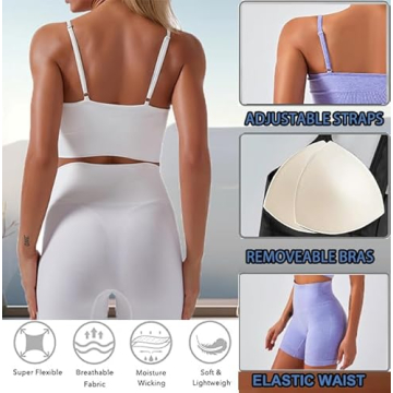 Stylish HANERDUN Women's Yoga Gym Set for Activewear