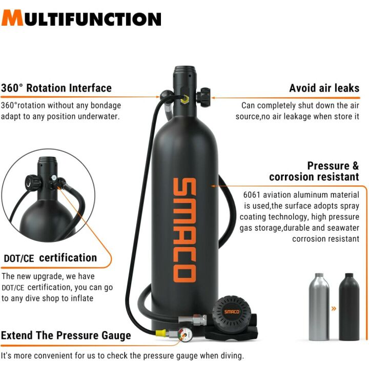 SMACO S700 Scuba Tank