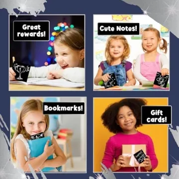 PURPLE LADYBUG Scratch Art Mini Notes for Creative Kids