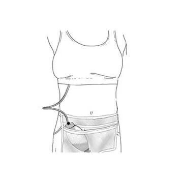 KILI Medical Drain Carrier Pouch - Post Surgery Mesh Drain Holder for Shower or Bath - For Any Surgery That Requires a Drain such as Mastectomy, Augmetation, Ostomy, Tummy Tuck