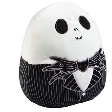 Squishmallows 8" Jack and Sally - Nightmare Before Christmas Official Kellytoy Halloween - Cute and Soft Plush Stuffed Animals -Set of 2 - Great Gift for Kids - Ages 2+