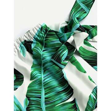 Floerns Women's 2 Piece Off Shoulder Tie Short Sleeve Random Crop Top With Shorts