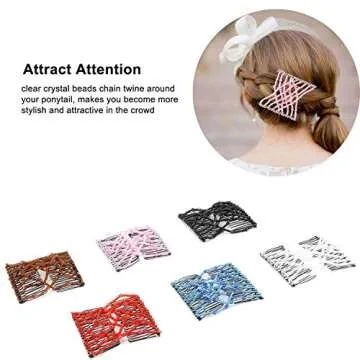 Vintage Stretch Beaded Hair Accessories for Women and Girls
