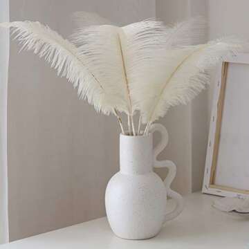 JOVONE Decorative Ceramic Vase, Boho Vase,Size: 5.8" x 4" x 7.5",Ornaments Vase for Home Decor (Black Dots On White)