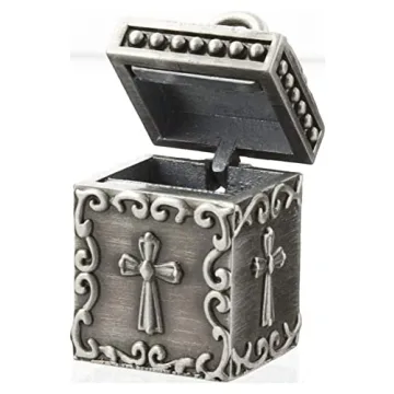 Ganz Angel Prayer Box Trinket with Pewter Charms