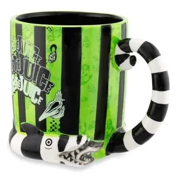 Beetlejuice 3D Ceramic Mug for Fans - 24 Ounces
