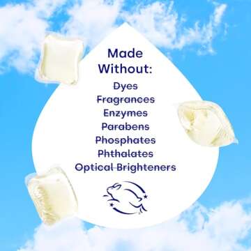 Dropps Sensitive Skin Laundry Detergent Pods - 64 Count