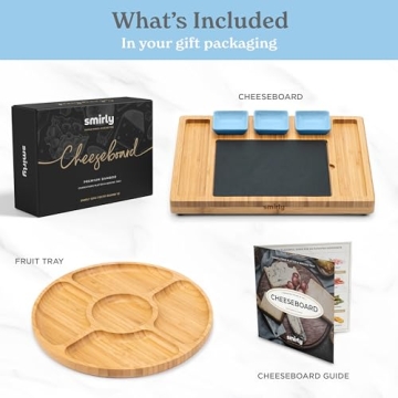 SMIRLY Charcuterie Board Set for Unique Gifts
