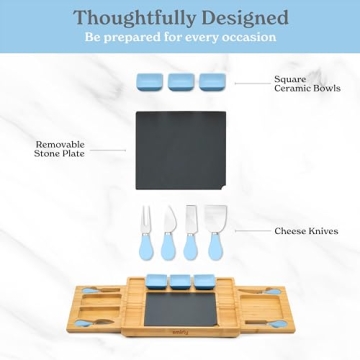 SMIRLY Charcuterie Board Set for Unique Gifts