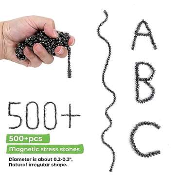 1100pcs Ferrite Putty, Fidget Toys, Fidget Toys Adults, Desk Fidgets Toys for Office Stress/Anxiety Relief ,Adults Gifts