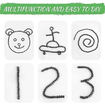 1100pcs Ferrite Putty, Fidget Toys, Fidget Toys Adults, Desk Fidgets Toys for Office Stress/Anxiety Relief ,Adults Gifts