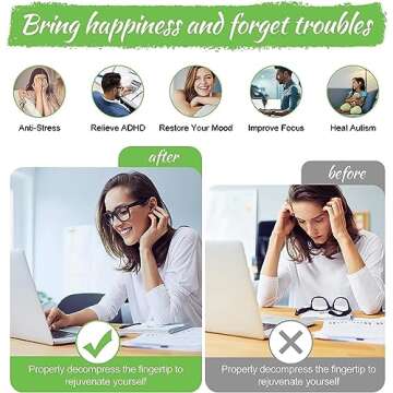 1100pcs Ferrite Putty, Fidget Toys, Fidget Toys Adults, Desk Fidgets Toys for Office Stress/Anxiety Relief ,Adults Gifts