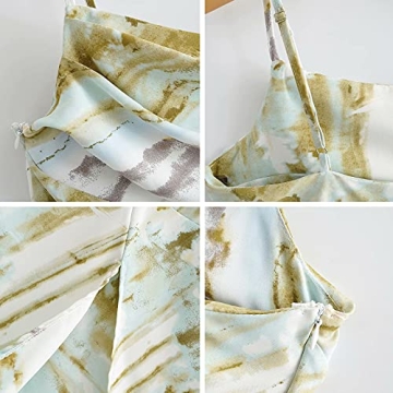 Elegant Tie Dye Print Maxi Dress for Weddings and Events