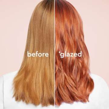 Glaze Super Gloss Color Conditioning Gloss – Copper Crush for Natural Strawberry Blonde, Light Bro...