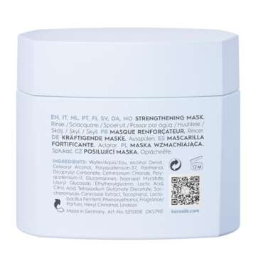 KERASILK Strengthening Mask | Deeply Conditions & Hydrates | Strenghthens Hair & Prevents Breakage |...