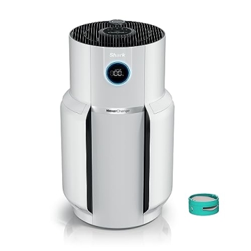 Shark Air Purifier with NeverChange Air Filter Technology, 5 Year HEPA Filter, Covers 1400 Sq. ft, O...