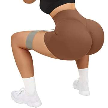 MOOSLOVER Butt Lifting High Waisted Workout Shorts