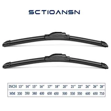 3Pcs Windshield Wipers for Nissan Rogue Pathfinder 2013-2023