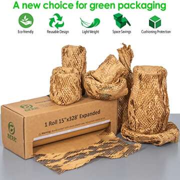Eco-Friendly Beric Honeycomb Packing Wrap 15" x 328'