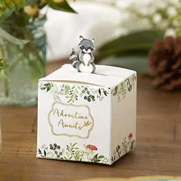 Woodland Baby Shower Favor Boxes Set of 24 by Kate Aspen