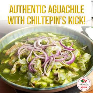 Dried Chiltepin Peppers (Chile Tepin) – 1oz Bag - Great For Use with Seafood, Sauces, Stews, Salsa, Meats. Very Hot with a Smoky Flavor. Air Tight Resealable Bag. By Amazing Chiles & Spices.